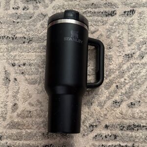 Stanley Matte Black Travel Tumbler with Handle
